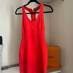 Bebe Red Cherry dress